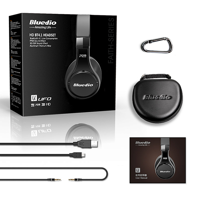 Беспроводные наушники Bluedio Ufo U Black - рис.7