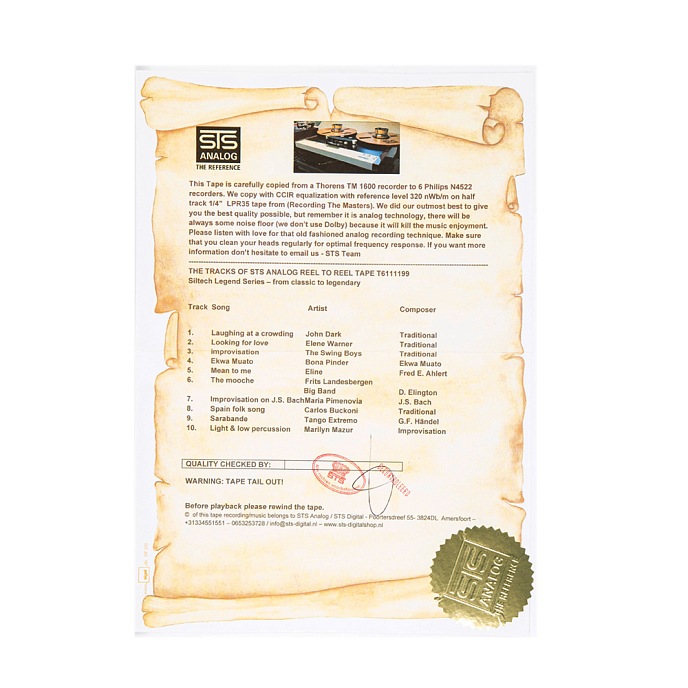 Магнитная лента Various - The Siltech Legend Series - From Classic To Legendary - рис.4