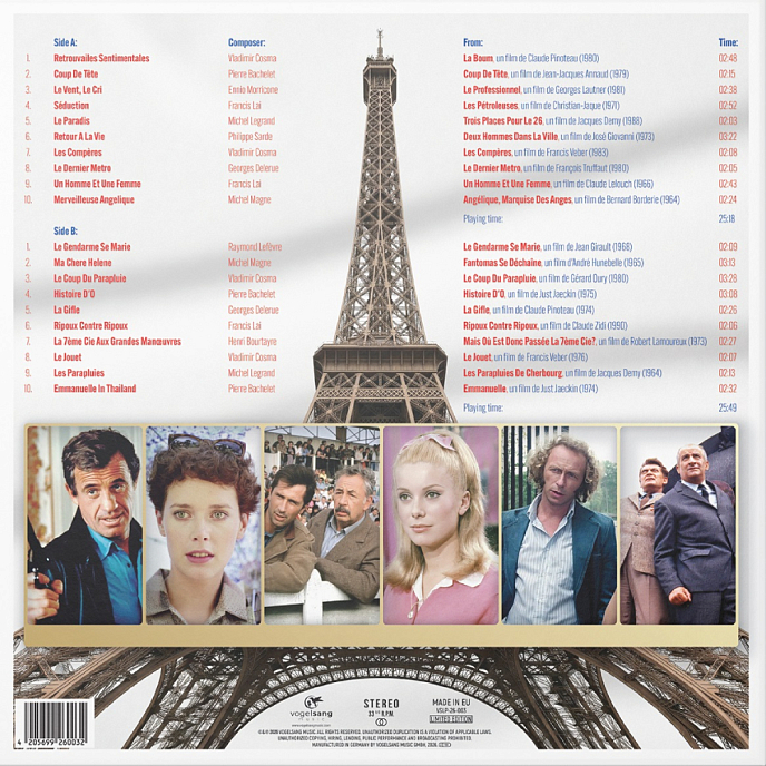 Виниловая пластинка Musique De Film. Francaise - Greatest Melodies LP - рис.2