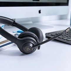Гарнитура Jlab GO Work Wireless Duo V.2 Link USB-C Black