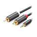 Кабель Ugreen AV102 (10511) 3.5mm - 2RCA 1m - рис.2