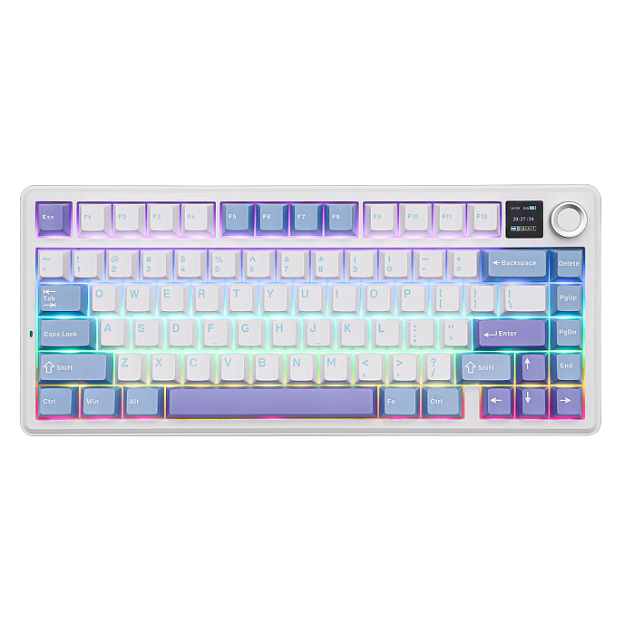 Клавиатура AULA F75 Max Reaper Switches White Blue - рис.1