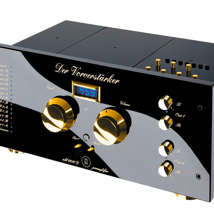 Предусилитель MBL 6010 D Preamplifier Piano Black Gold - рис.2