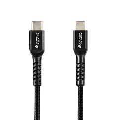 Кабель Lyambda LCLm10 USB Type-C/Lightning Black