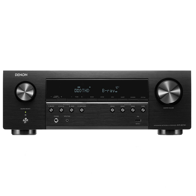 Ресивер Denon AVR-S670H Black - рис.0