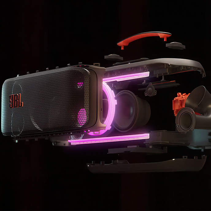 Портативная колонка JBL Partybox On-The-Go 2 Black - рис.12