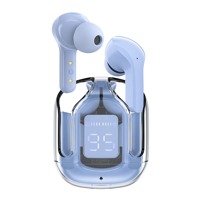 Беспроводные наушники ACEFAST Crystal T6 Blue - рис.0