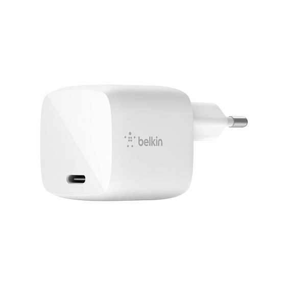 Сетевое зарядное устройство Belkin Boost Charge 30W USB-C PD GaN Wall Charger - рис.0