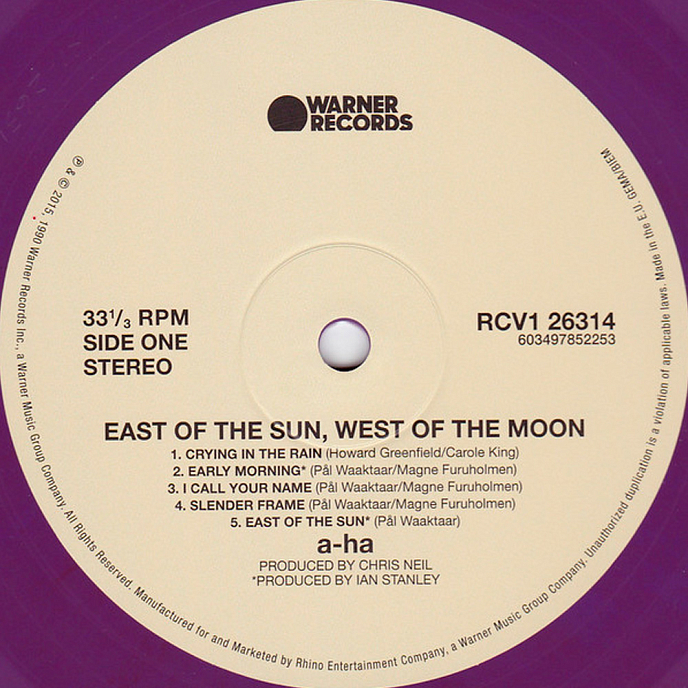Виниловая пластинка a-ha – East Of The Sun West Of The Moon LP - рис.2