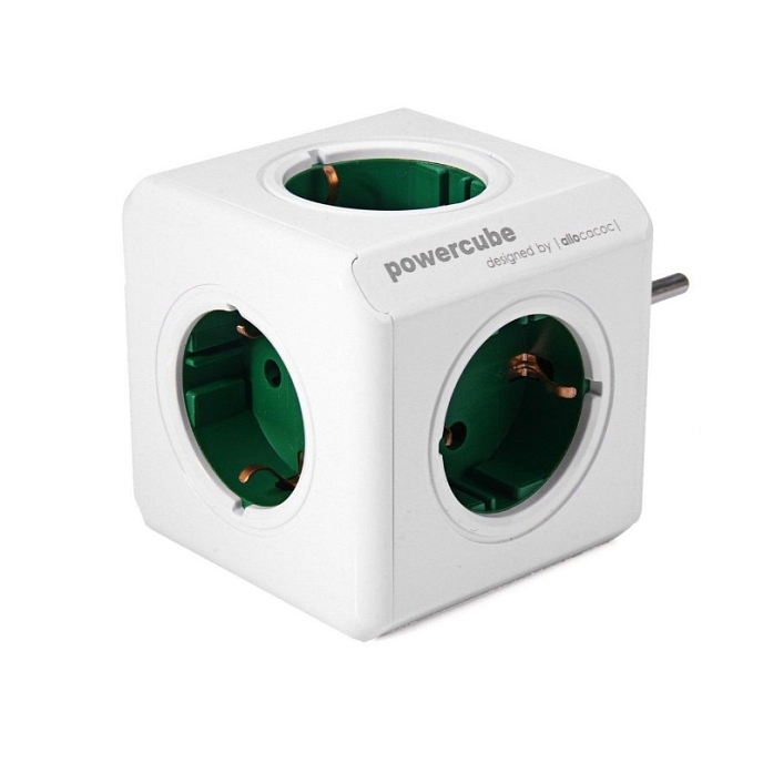 Раветвитель питания Allocacoc Original Green - рис.0