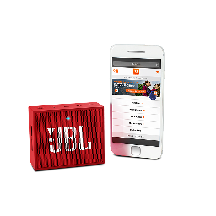 Портативная колонка JBL GO Red - рис.5