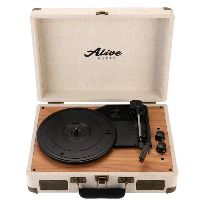 Проигрыватель винила Alive Audio GLAM The Canvas Edition Ivory - рис.2