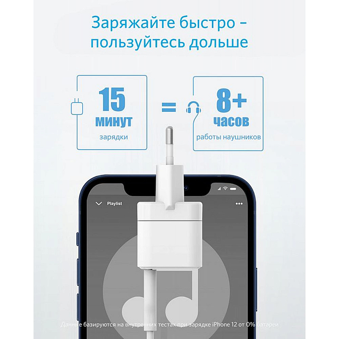 Сетевое зарядное устройство Anker PowerPort III 20W Cube White - рис.4