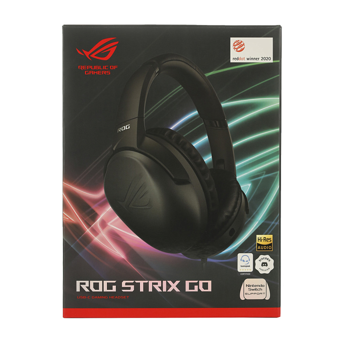 Игровая гарнитура Asus ROG Strix Go Black - рис.2