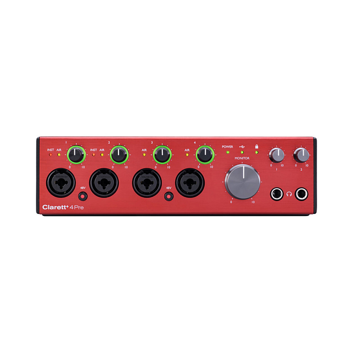 Аудиоинтерфейс Focusrite Clarett Plus 4Pre - рис.0