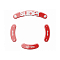 Pulsar Superglide Glass Skates for Logitech G Pro Superlight Red
