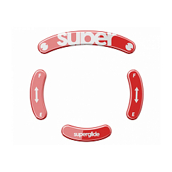 Ножки Pulsar Superglide Glass Skates for Logitech G Pro Superlight Red