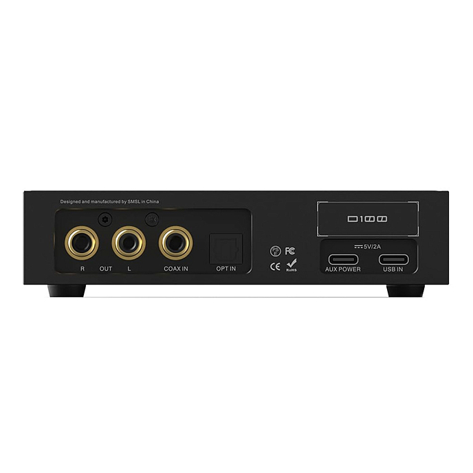 Усилитель для наушников с ЦАП SMSL D100 Black - рис.2