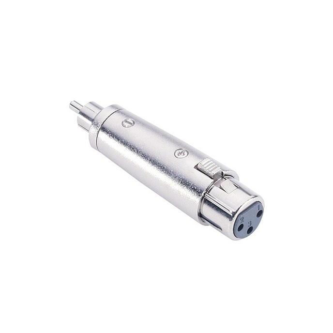 Переходник Adam Hall 7868 Silver XLR - RCA mono - рис.0