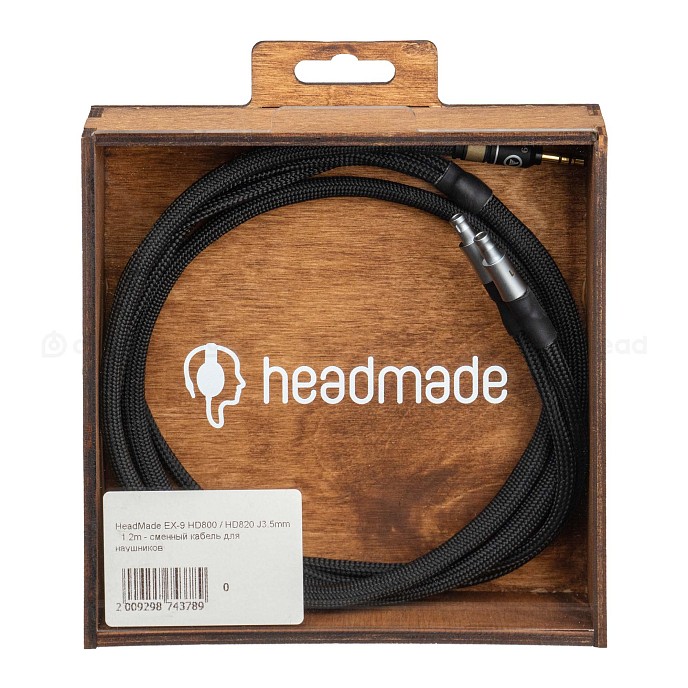 Кабель HeadMade Jupiter - Sennheiser HD800, HD820 - 3.5mm, 1.5m - рис.1