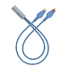 Кабель Dekoni Audio Ensemble 6.3mm Nylon Wrapped Cable with HD600 1.32m - рис.4