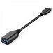 Кабель Anker Powerline USB-C - USB-A 82mm Black - рис.0
