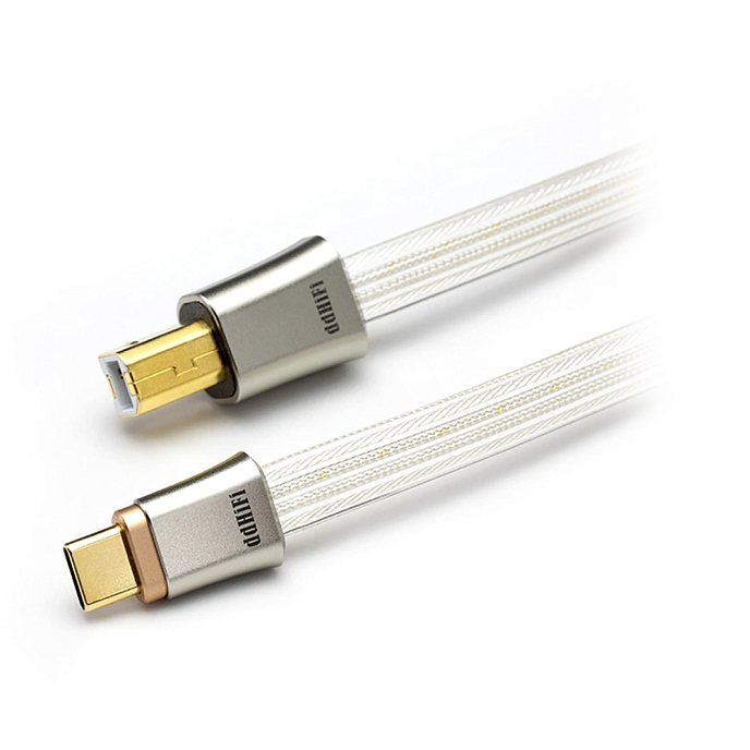 Кабель ddHiFi TC19BC silver USB-C - USB-B 95cm - рис.0