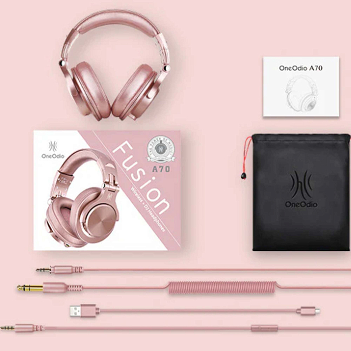 Беспроводные наушники OneOdio A70 Pink - рис.4