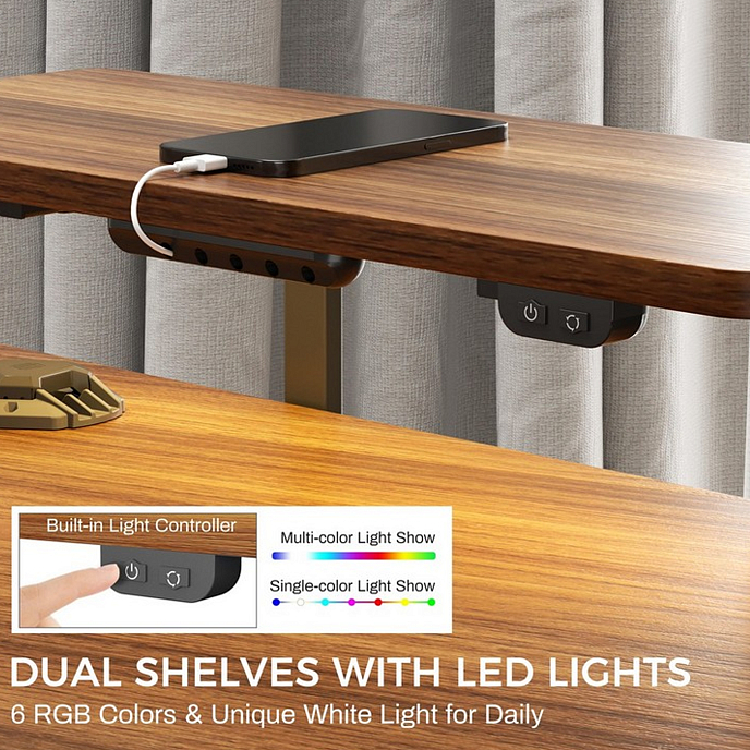 Стол EUREKA AED-E70WN Walnut - рис.7