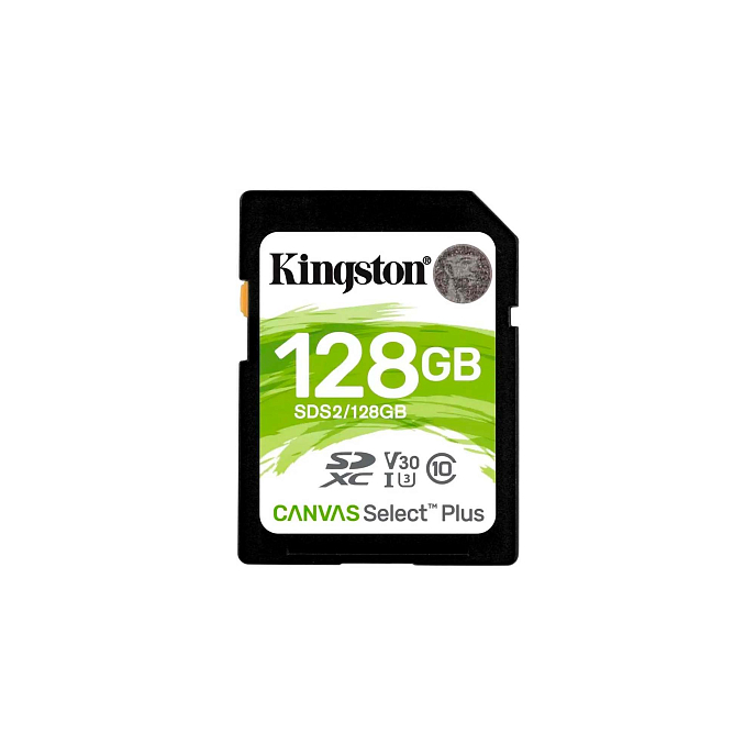 Карта памяти Kingston Canvas Select Plus 128 Gb UHS-I Class U3 V30 - рис.0