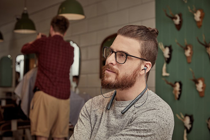 Беспроводные наушники Sony WI-H700 Green - рис.8