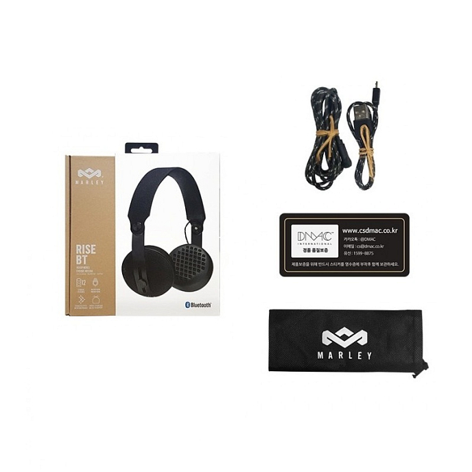 Беспроводные наушники House of Marley Rise BT Black (EM-JH111-BK) - рис.4