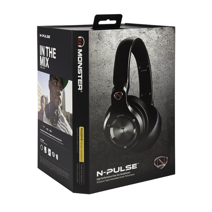 Наушники MONSTER NCREDIBLE NPULSE (BLACK) OVER-EAR - рис.5