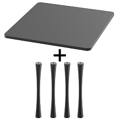 Стойка для Hi-Fi ddHiFi HS250 + SR180 x 4 Sand Black/Black