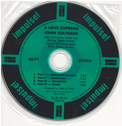 CD-диск John Coltrane – A Love Supreme - SACD