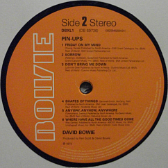 Виниловая пластинка Bowie - Pin Ups