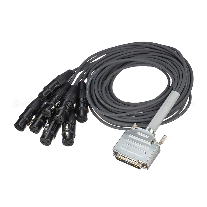 Кабель HeadMade Viper D-Sub (M) to 8*XLR(F) 1.5m - рис.0