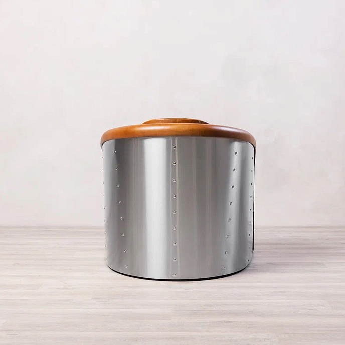 Кресло для прослушивания F2F Пилот Stainless Steel Brown - рис.3