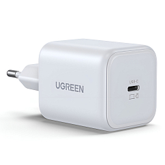 Сетевое зарядное устройство Ugreen X524 GaN Fast Charger 45W USB-C White
