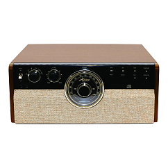 Проигрыватель винила Alive Audio Great Gatsby light wood виниловый проигрыватель c bluetooth, cd, fm-радио, кассетник (SN 81514111219568979965)_Уценка