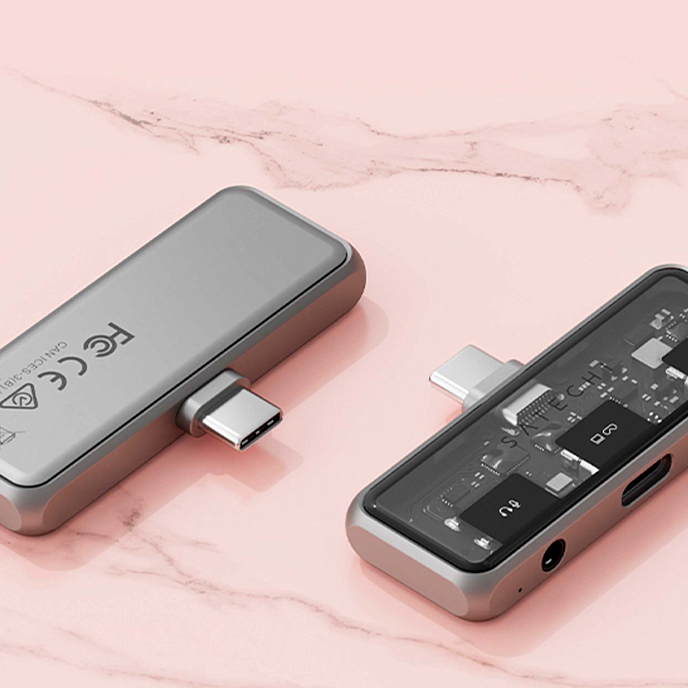 USB HUB Satechi Mobile XR Hub PD 100W With Audio Grey - рис.5