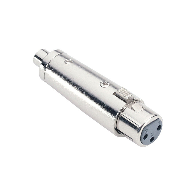 Переходник Adam Hall 7858 Silver RCA mono - xlr - рис.0