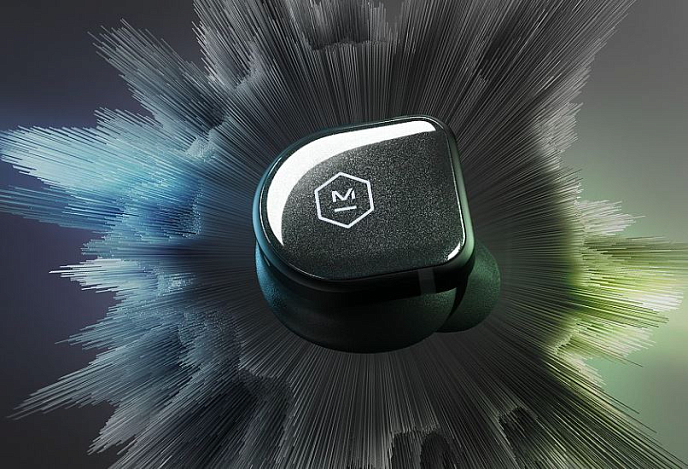 Беспроводные наушники Master & Dynamic MW08 Sport Silver Sapphire Glass - рис.8