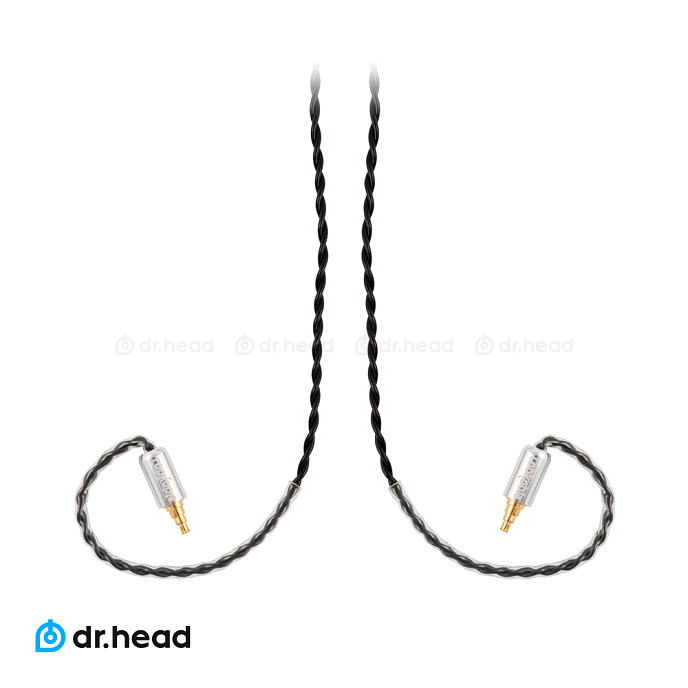 Кабель Labkable Silver Black Sennheiser IE40 3.5mm 1.2m - рис.3
