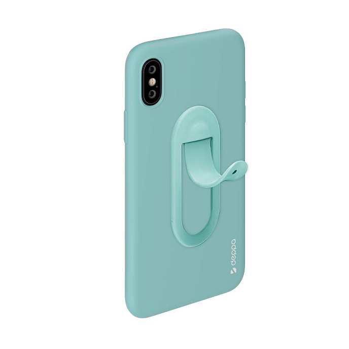 Держатель для телефона Deppa Click Holder Teal - рис.0