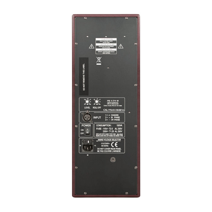 Студийный монитор PSI Audio A214-Ms Red - рис.1