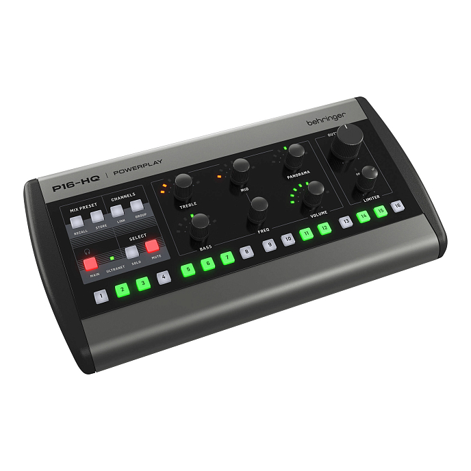Микшерный пульт Behringer Powerplay P16-M Silver Black - рис.1