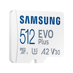Карта памяти Samsung microSDXC EVO Plus 512Gb