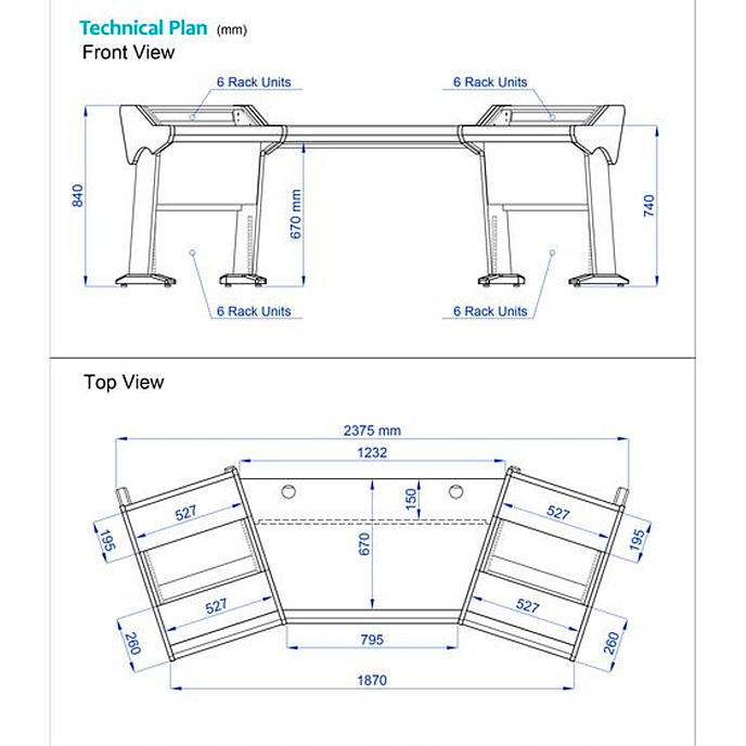 Стол Zaor Onda Angeled MKII Black - рис.4
