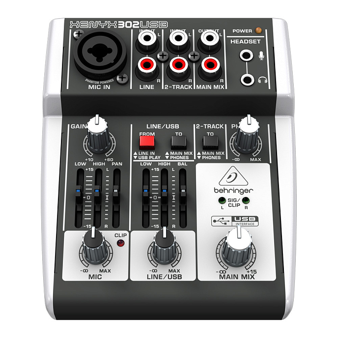 Микшерный пульт Behringer Xenyx 302USB - рис.0